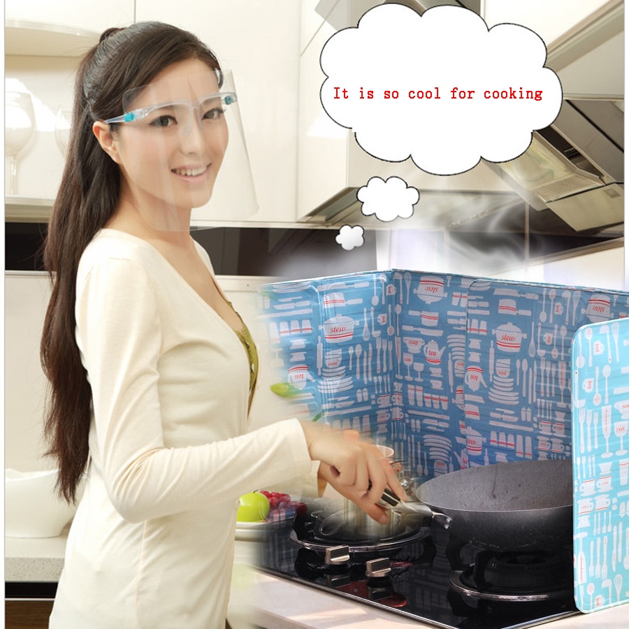 WLPTION Keuken tegen spatbescherming, opvouwbare olie spatbescherming, spatbescherming platen, gasfornuis bescherming, olie spatbescherming, resistente olie