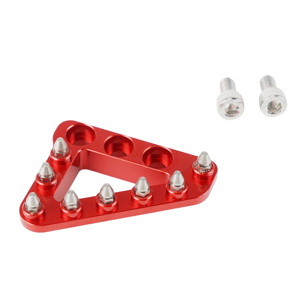 Motorcycle Rear Foot Brake Pedal Lever Step Tip Plate For Beta RR125 18-21 RR200 19-22 RR250 RR300 13-22 RR350 11-22 RR390 15-22: Red