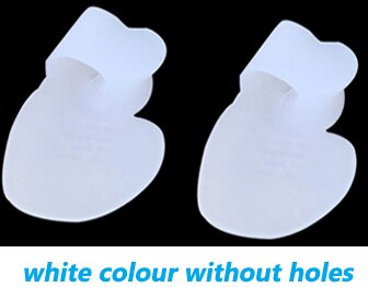Separador de dedos para juanete, Protector de dedo meñique, Corrector superpuesto, estirador de dedos torcidos: White color