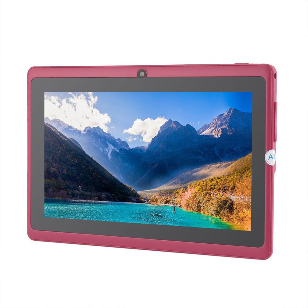 Draagbare Size Tablet 7 Inch Tablet Voor Allwinner A33 Tablet Pc 512Mb + 4Gb Voor 4.4 Quad Core q88 Kids Pad