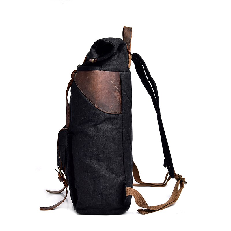 Retro Canvas Rugzak Voor Mannen Schoudertas Grote Capaciteit Rugzak Multifunctionele Leisure Bergbeklimmen Zak