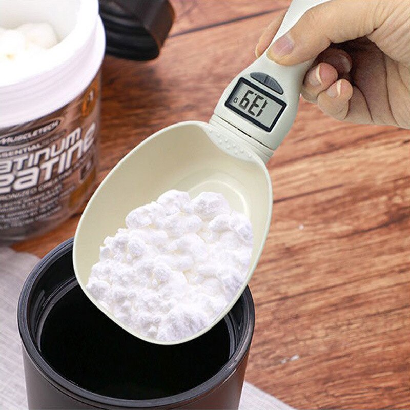 250ml Pet Food Scale Cup For Dog Cat Feeding Bowl Kitchen Scale Spoon Measuring Scoop Cup Portable With LED Display