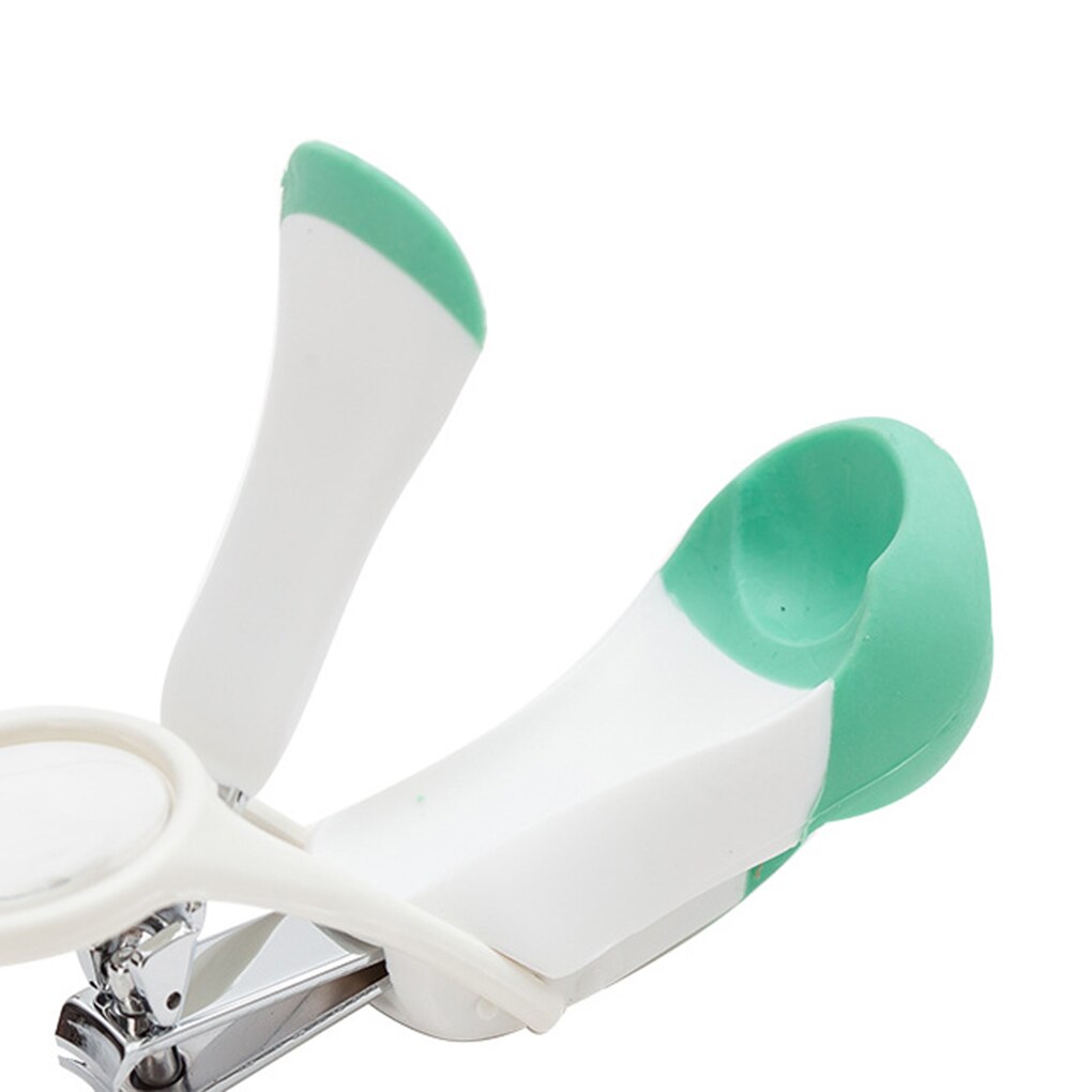 Pocket Mini Metal Nail Clipper Cutter Baby Magnifying Finger Toe Glass Trimmer Manicure Pedicure Care Scissors Tools: 1