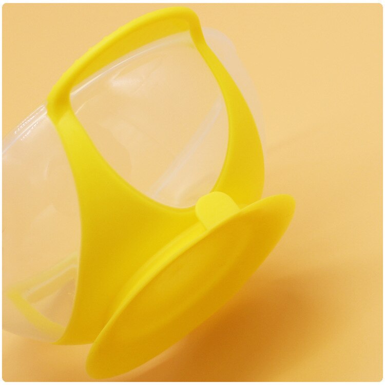 Juego de cuencos y cucharas de entrenamiento para niños, con asas dobles en forma de oreja, con ventosa antideslizante, 1 unidad