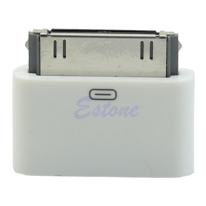 1Pc 4 4S Micro USB Female To 30 Pin Male Data Charge Converter Adapter D08A