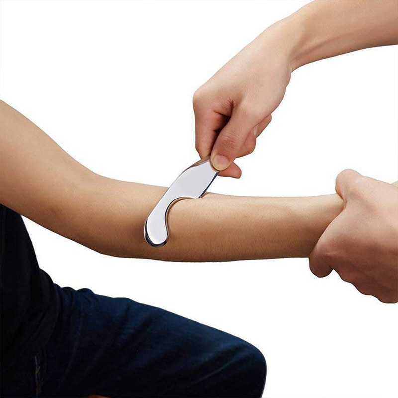 1 sæt muskel fascia massage kniv krop hals ben ansigt gua sha æltning akupressur kinesisk stil fysioterapi sundhedspleje værktøjer