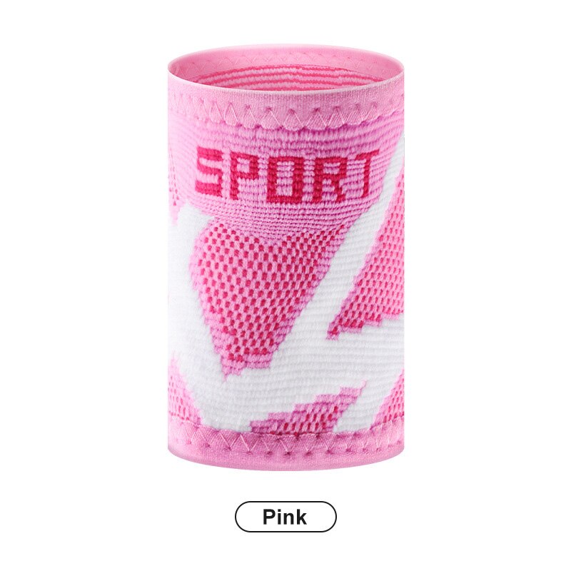 Sports Accessories Guard Outdoor Wristbands Cycling ventilation pressure wrist with tennis fitness Gym protection 1PC: pink