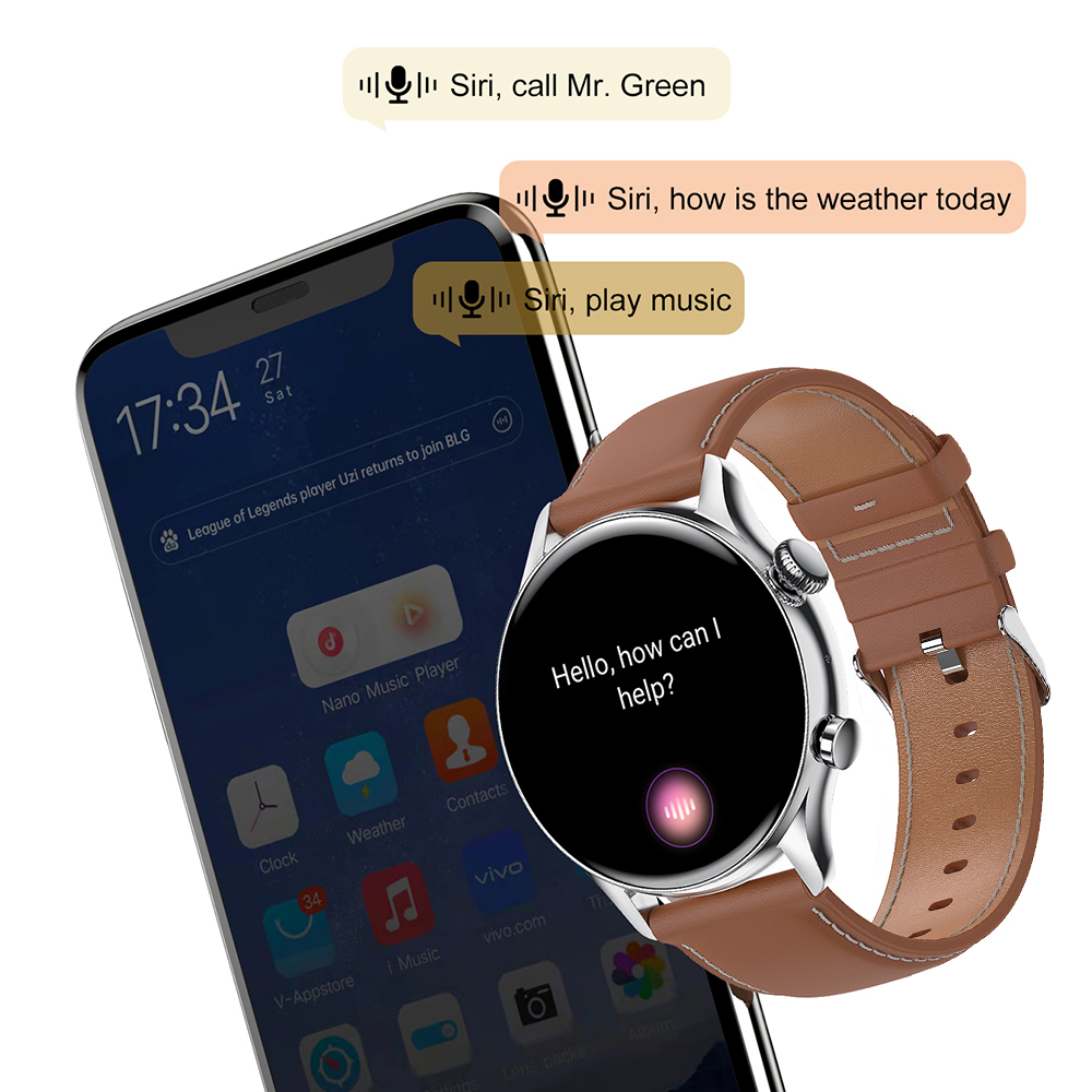 Colmi I30 Vlaggenschip Smartwatch Mannen 1.36 Inch Amoled 390*390 Scherm Ondersteuning Altijd Op Display Smart Horloge IP68 Waterdicht