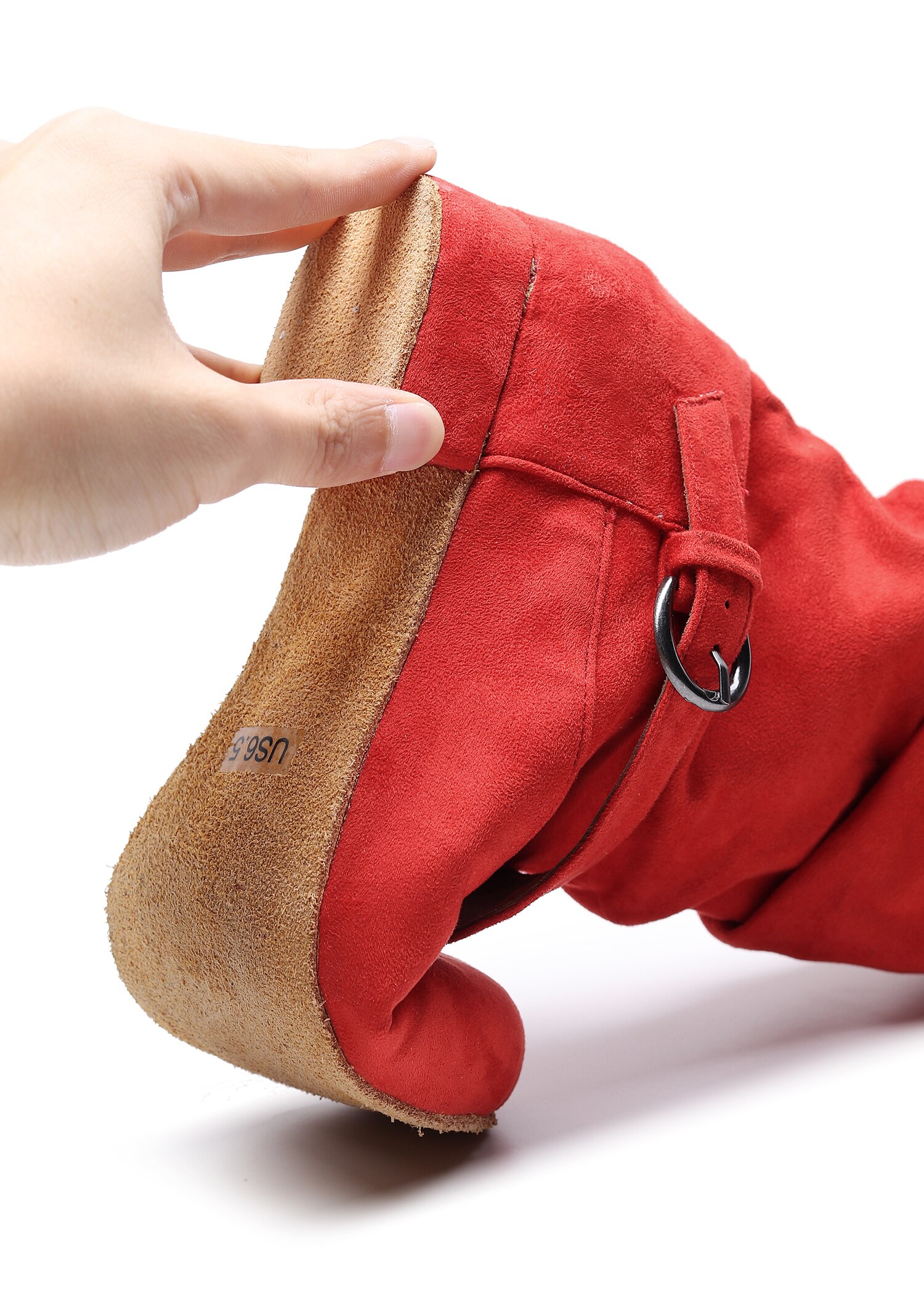 Donne Scarpe Da Ballo Morbidi stivali Suola Sala Da Ballo di Tango Sociale Del Partito di Ballo Delle Signore lunghi stivali di danza