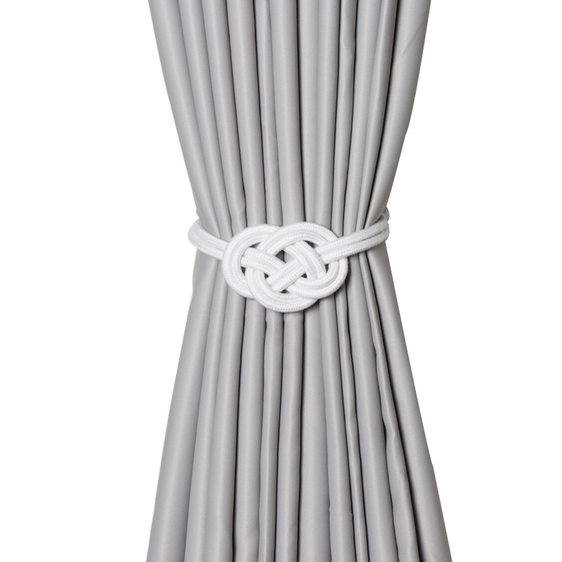 Zollor-hebilla magnética para cortina, Clip magnético para barra de cortina, cinturones colgantes, accesorios de cuerda, 1 ud.: Blanco
