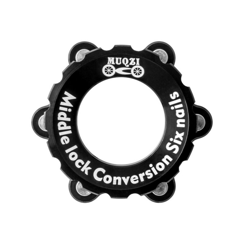 Centerlock To 6-hole Adapter Middle Lock Turn Six Nails Flower Drum Conversion Seat 6 Hole Brake Disc Center Lock For 6 Bolt