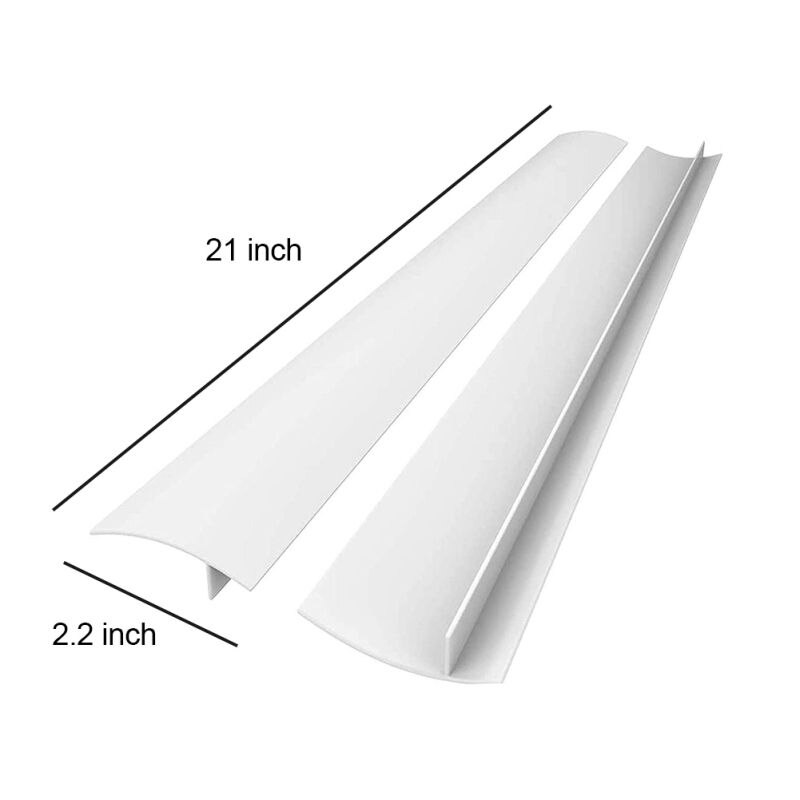 Kitchen Silicone Stove Gap Cover, Easy-to-clean Heat-resistant Gap Filler, Sealed Counter,Stovetop,Oven,Washer Dryer(21/25 Inch): F