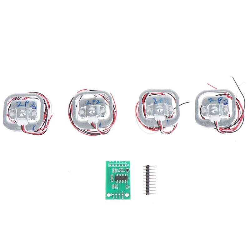 4Stck 50kg Menschlichen Maßstechen Wägezelle Gewicht Sensoren + HX711 AD Modul Körper zuletzt Zelle Wiegen Sensor Druck sensoren Messung Werkzeuge