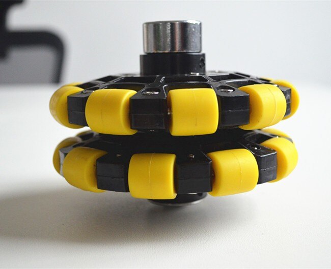 125mm w/ Coupling 6mm Bore Omni-Directional Wheels for Mobile Industrial Equipments