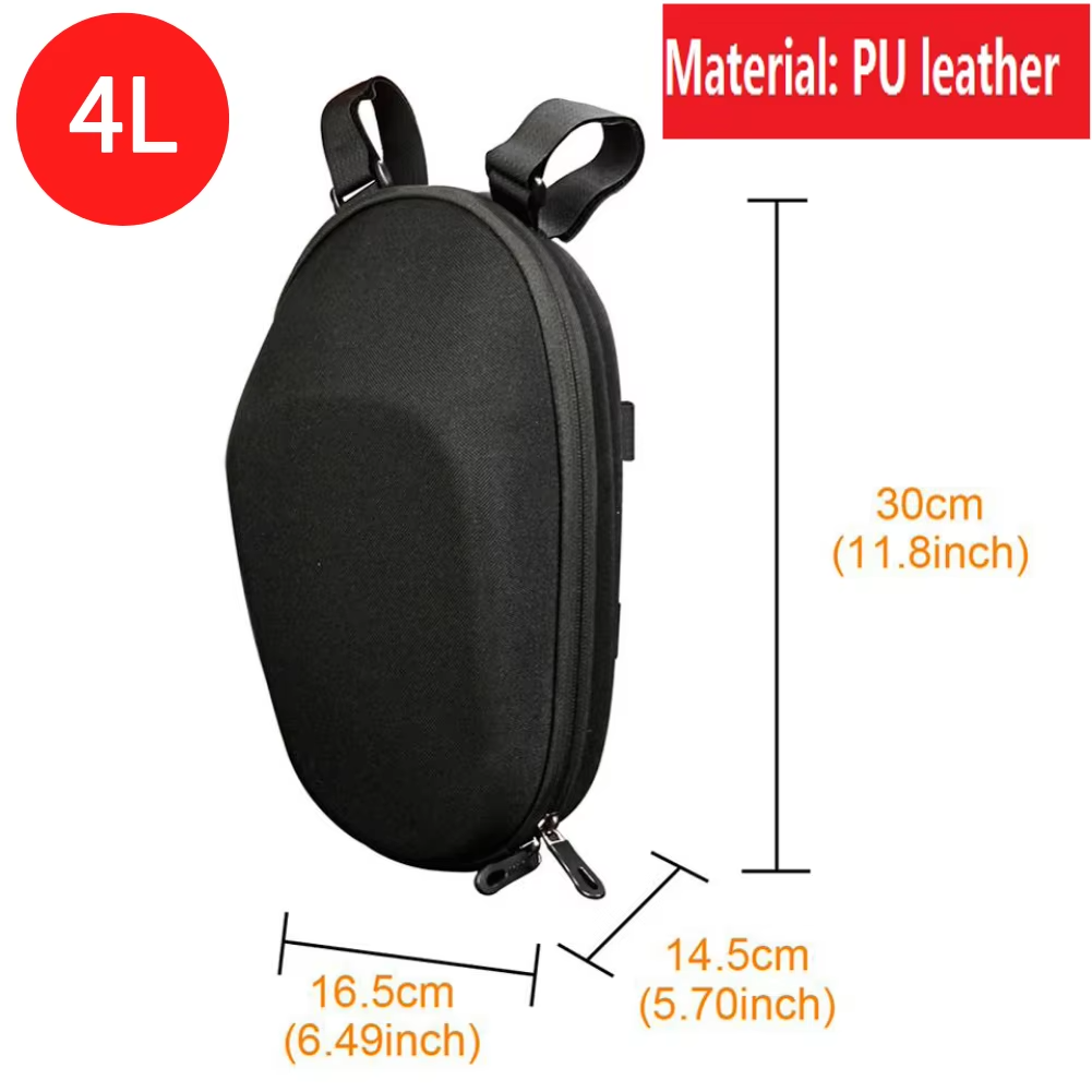 Frame Scooter Hanging Bag 2/3/4/5L Folding Bike Bicycle Pouch Hard Shell Front Waterproof for Outdoor Cycle Biking Entertainment: PURPLE