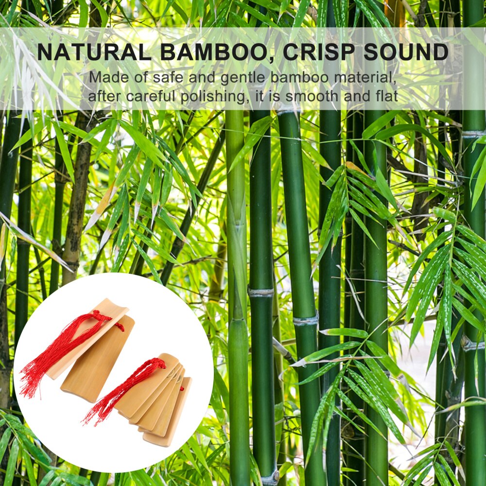 1 Pair Allegro Bamboo Castanets Musical Instrument Accessories for Adult