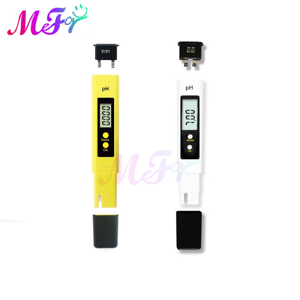 Medidor de PH Digital 0,0-14,0 con pantalla LCD, medidor de PH para alimentos, acuario, piscina, prueba de pureza de del agua, 0,01
