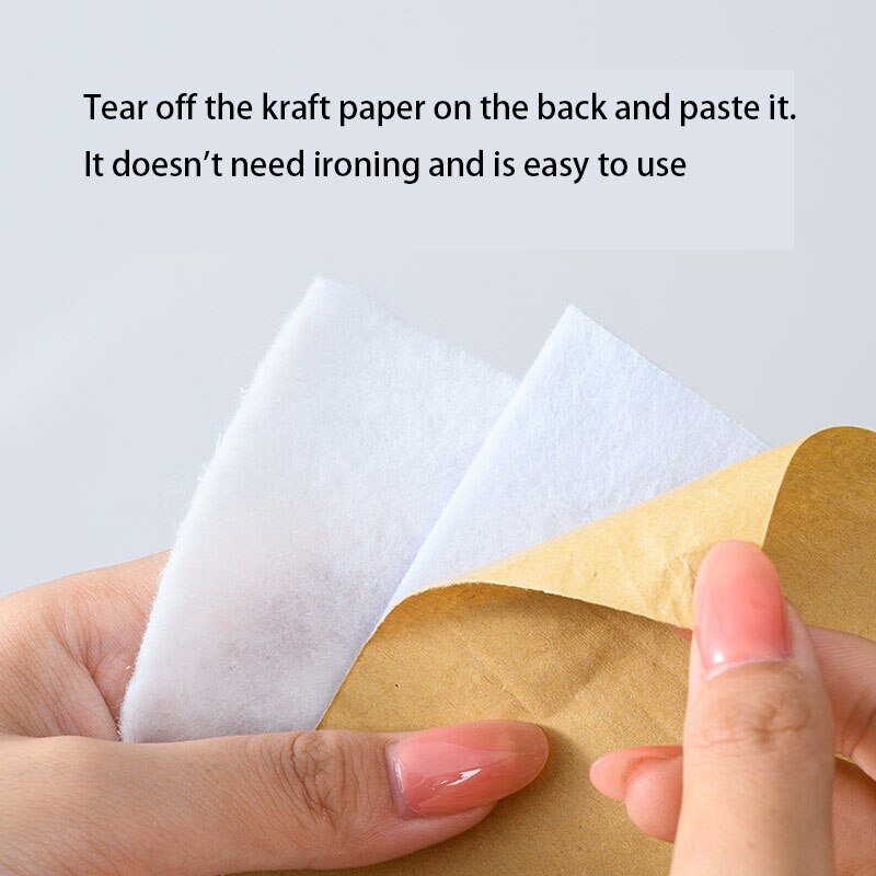 Self Adhesive Sticker Cotton Polyester Wadding Batting Interlining Filler Purse Patchwork Quilting Craft DIY Projects Lining