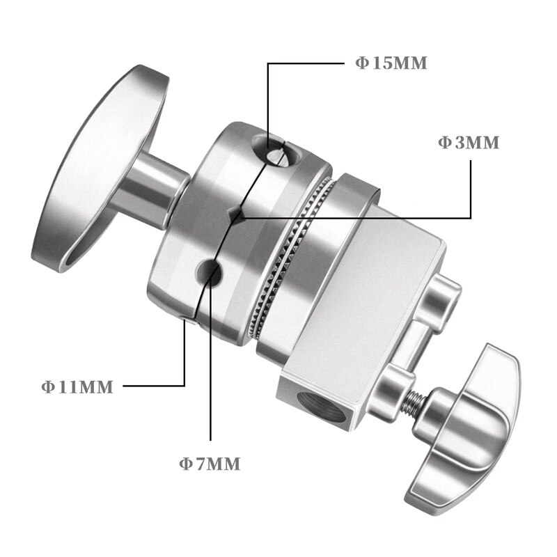 SH C Stand Metal Swivel Clamp Magic Leg Special Photography Studio Heavy Lighting Century Photography Accessories