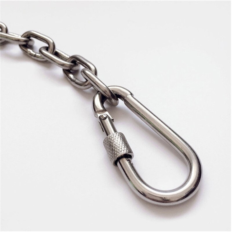 4PCS to 10PCS M4 M5 M6 M8 Screw Lock Spring Clip Spring Snap Carabiner Quick Link 304 Stainless Steel