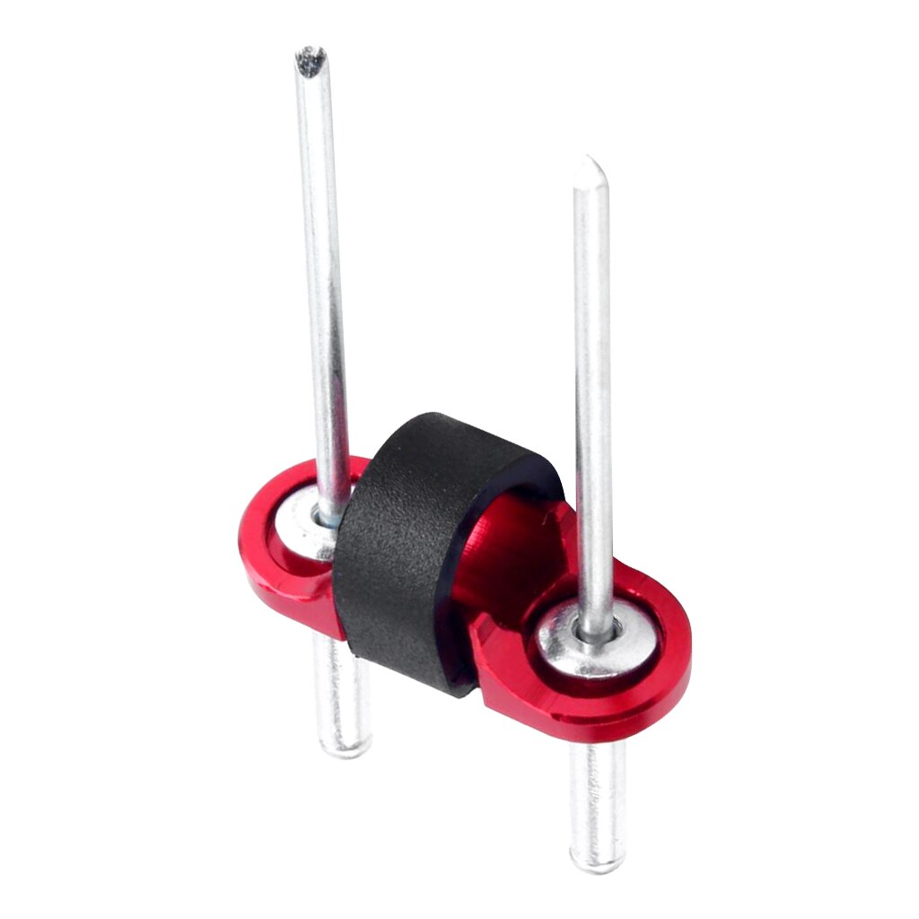 Aluminiumlegering mtb mountainbike kabel behuizing geleider basis klinknagel c clip: Rood