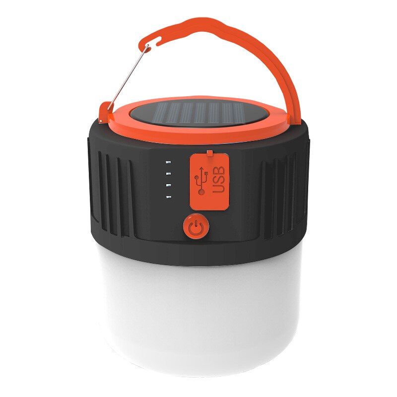 Lámpara multifuncional para exteriores, farol de caballo con 24LED, carga USB, emergencia, portátil, batería de litio 18650