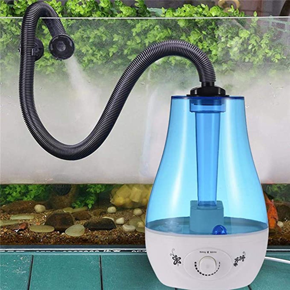 Reptiel Luchtbevochtiger 3L Water Tank Hagedissen Kameleons Slangen Terrarium Vaporizer Ultra-Stille Mist Maker Met Flexibele Slang