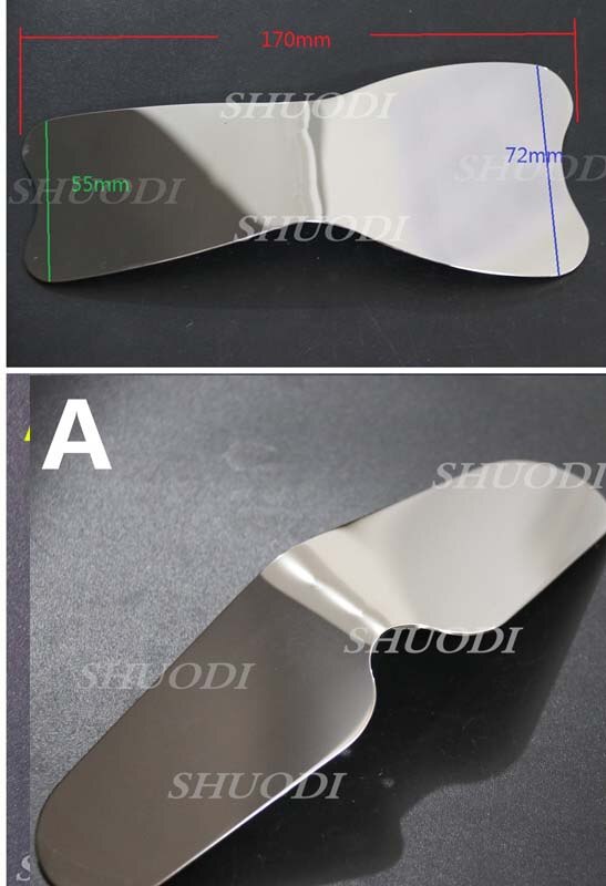 3 pièces/2 pièces ensemble dentaire orthodontique dents blanchissant photographique miroir réflecteur miroir Double face Instrument outil: Combine 6