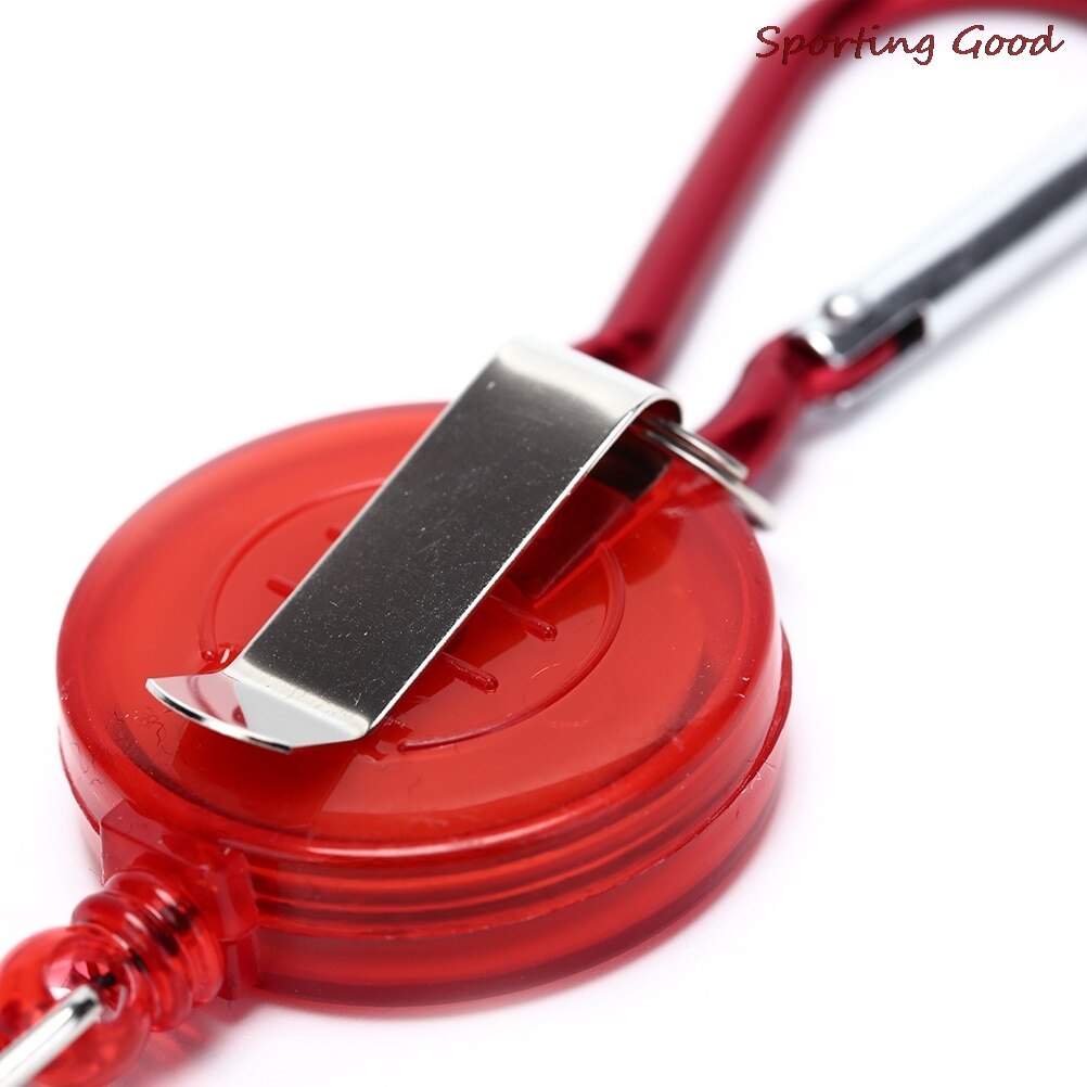1Stck Tragbaren Schlüssel Halfter Stift Golf Stift Punktzahl Aufnahme Klettern Schnalle Kugelschreiber Teleskop Zufällige Farben