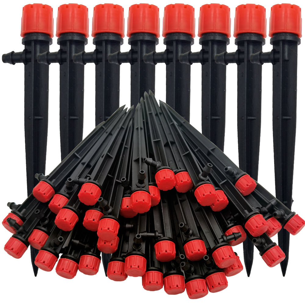 oasi irrigazione da giardino irrigazione a goccia irrigatore regolabile gocciolatore a 360 gradi inserimento a terra in forma 4/7mm tubo flessibile serre Iarda