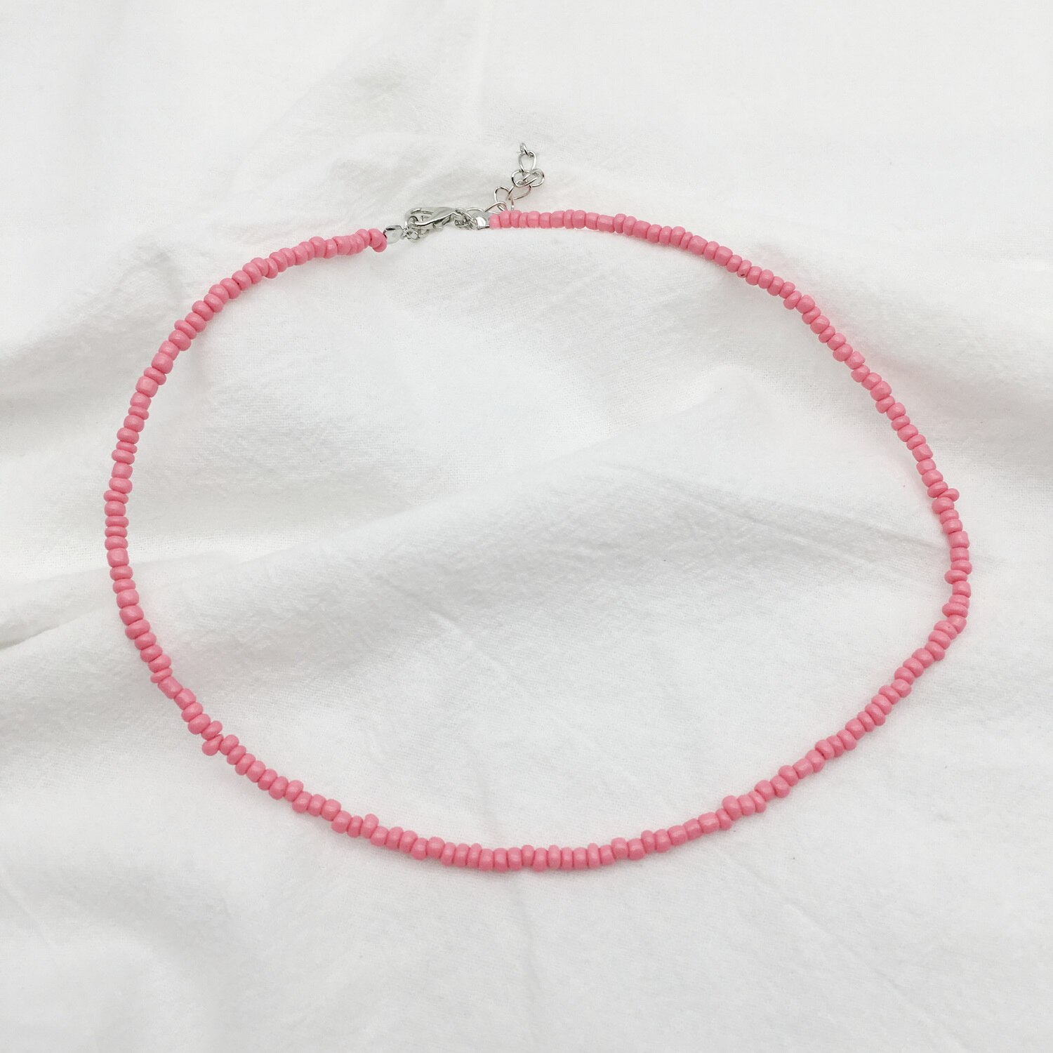 Choker damski 2021 moda 3 mm koraliki Bohemia Beach krótki naszyjnik dla urody kobiety dziewczyny hurtownia naszyjnik