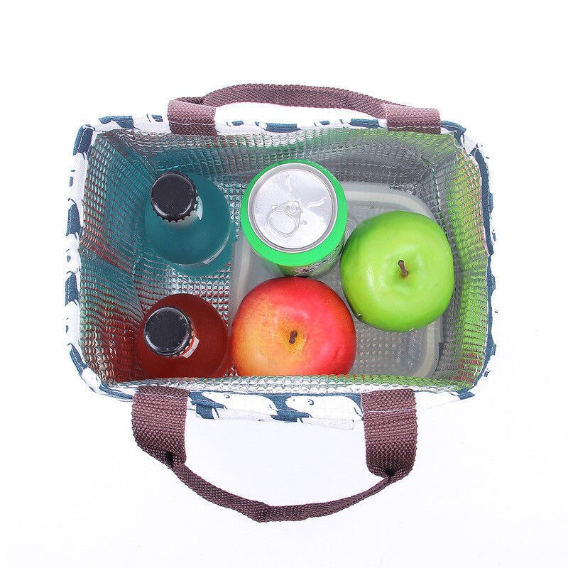 Portable Insulated Lunch Bag Fresh Cooler Snack Picnic Thermal Food Tote Carry Case Storage Bags