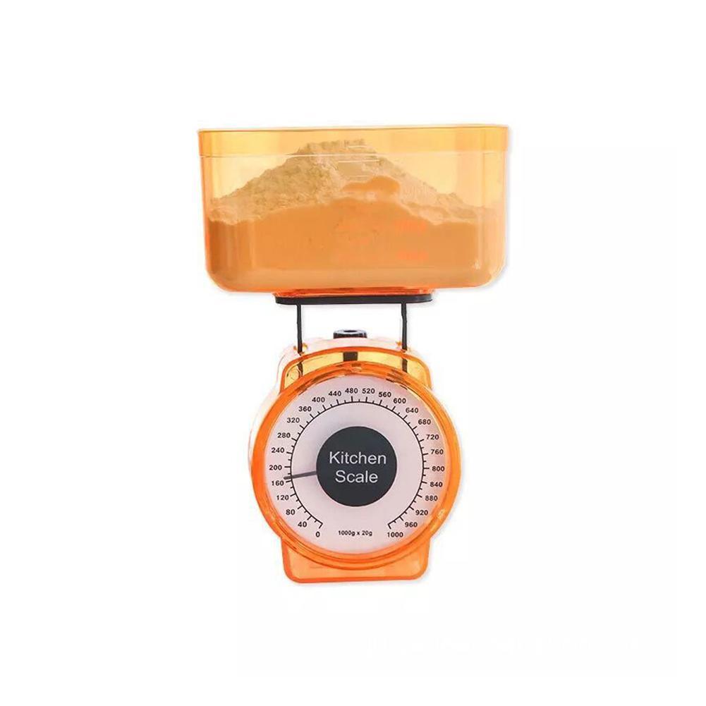 Restaurant Cooking With Easy Reading Spring Scale Tool Portable O2R5 Weighing Mechanical 1kg Kitchen Dial Scale Home Vegeta A7T4