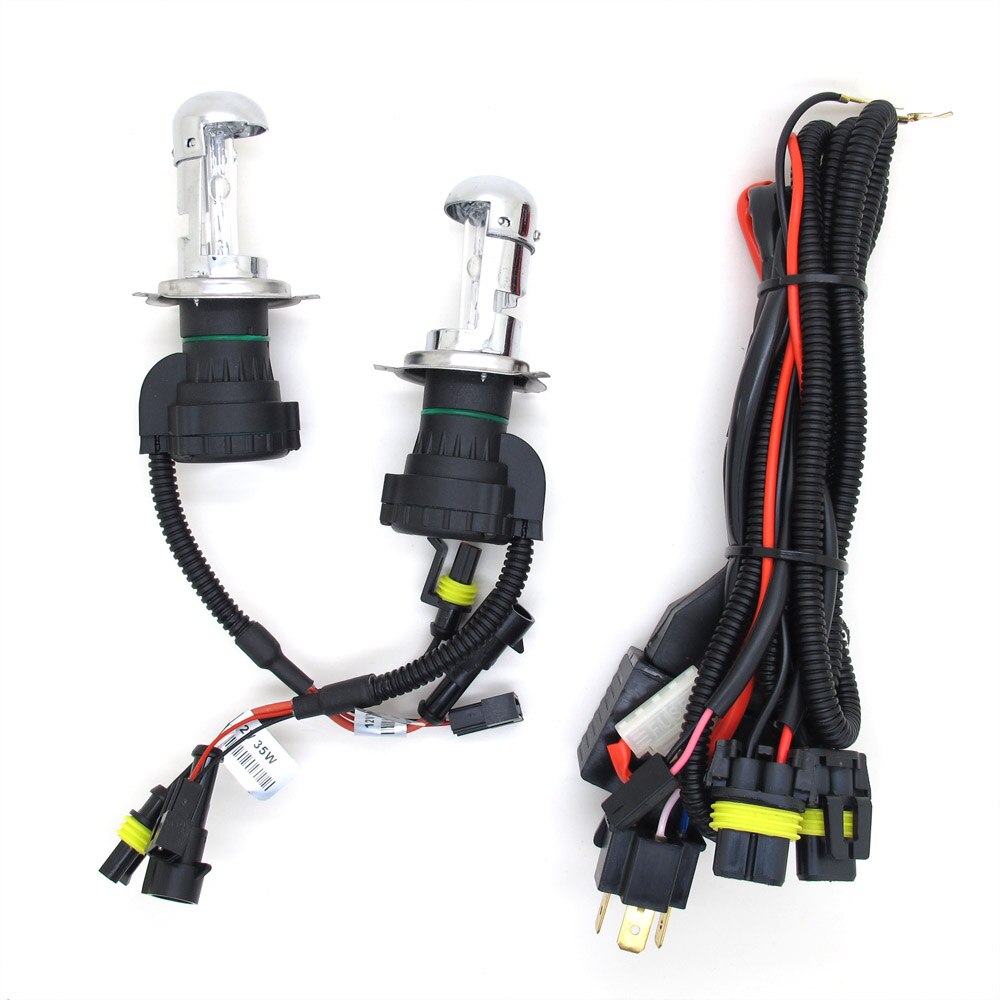 35W Hallo/Lo H4-3 Bi Xenon lampen 12V 4300K 5000K 6000K 8000K 10000K 12000K Automobil versteckt-Xenon-Scheinwerfer Bausatz mit Dünne Drossel