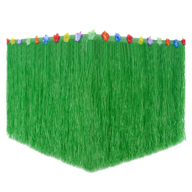 Nueva falda de paja hawaiana con flecos de rafia para decoración de para ceremonia de graduación o de disfraces de 276CM x 75CM: Default Title