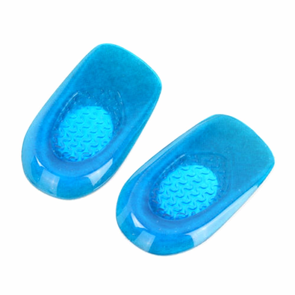 1Pair Silicone Gel Orthopedic Insoles Back Pad Heel Cup for Calcaneal Pain Health Feet Care Support Spur Feet Cushion Pads