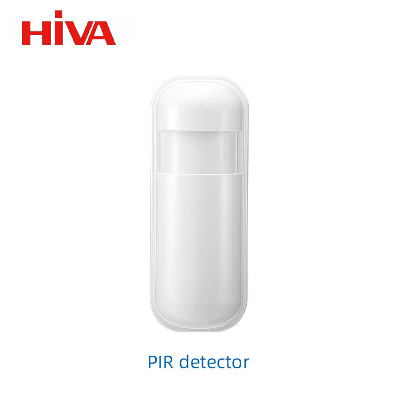 Indoor Strobe Siren 433MHZ Light Siren Mini Standalone Strobe Siren Home Security Sound Alarm System With PIR Door Sensor: Silver