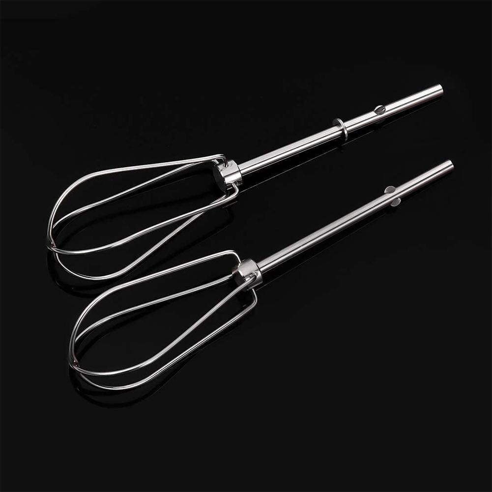 2 Stuks Roestvrij Eieren Stirrer Staal Mixing Sticks Blender Whisk Keuken Tool Voor KHM2B W10490648 KHM926 Handmixer Kloppers