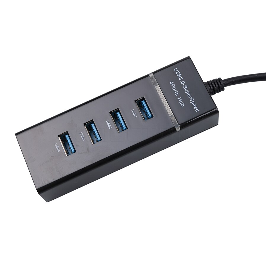 Kebidu 4 -poorts usb 3.0- hub 4- poorts stekker opladen met  gl3520 chipset tot  to 5 gbps voor laptop/ultrabook