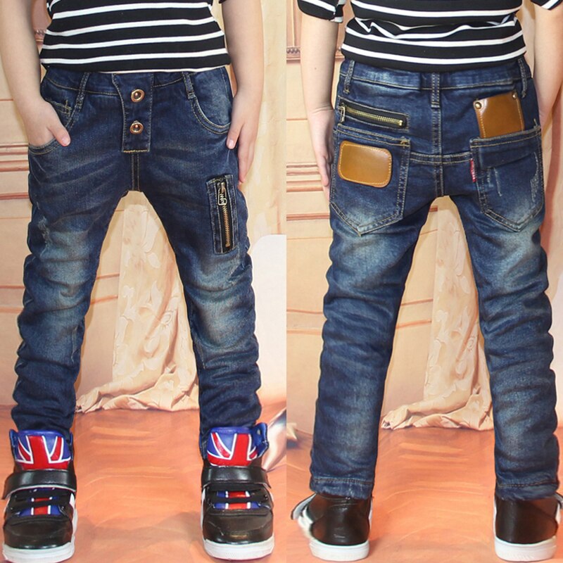 Vendita al dettaglio 2020 autunno inverno pantaloni in cotone ragazzi jeans bambini pantaloni alla moda alla moda pantaloni a matita roupas infantis menina leggings