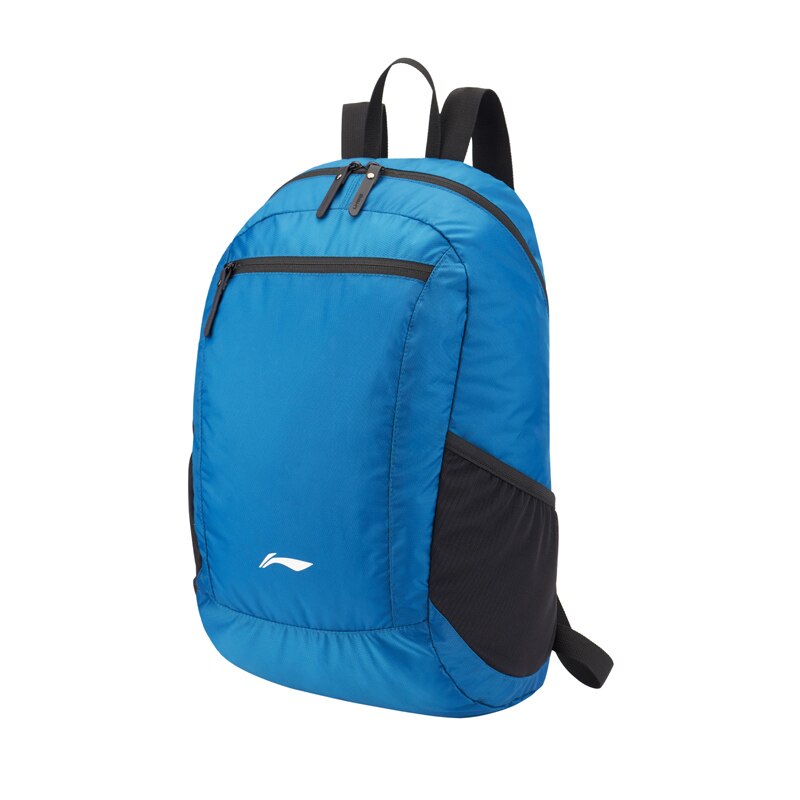 Li-ning unisex vandafvisende rygsække taske foldbar rejse 200d nylon foring lette sportsvandretasker absp 378: Absp 378-3h