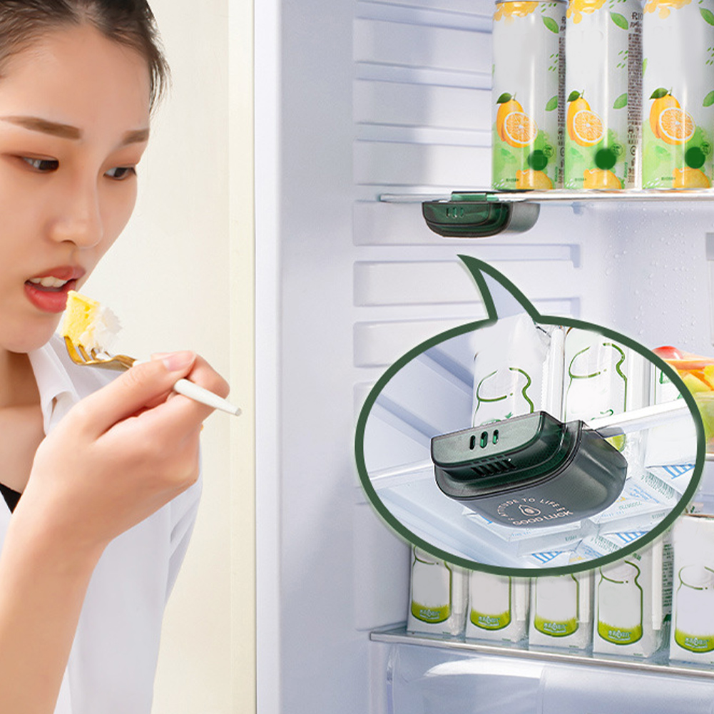 Refrigerator Deodorizer Activated Charcoal Fridge Odor Eliminator Smell Remover Keep Fresh Suitable for cabinets, closets