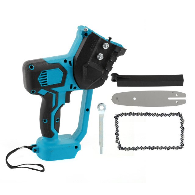 8 Inch 1200W Elektrische Snoeizaag Kettingzaag Hout Snijders Beugel Motor Tuin Boom Logging Trimmen Zag Houtbewerking Power Tool: Blauw