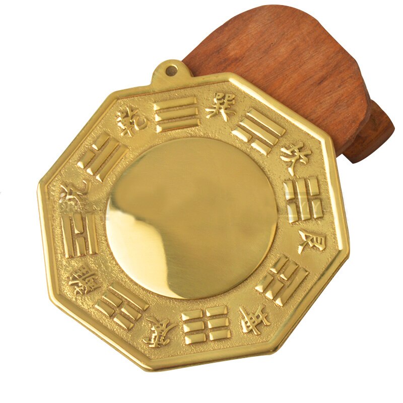Chinese Feng Shui Tai Chi Pagua Bagua Pakua Copper Mirror The 8 hexagrams For Lucky Blessing Home decorations Wall Decorative
