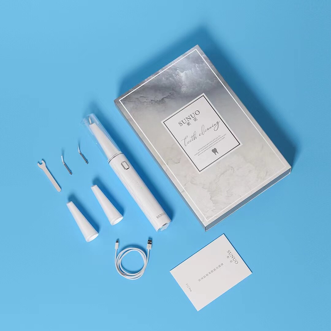 Xiaomi-escarificador ultrasónico Dental Visual T12 Pro, removedor de sarro y cálculo Dental, aplicación inteligente, limpiador de endoscopio HD de 500W