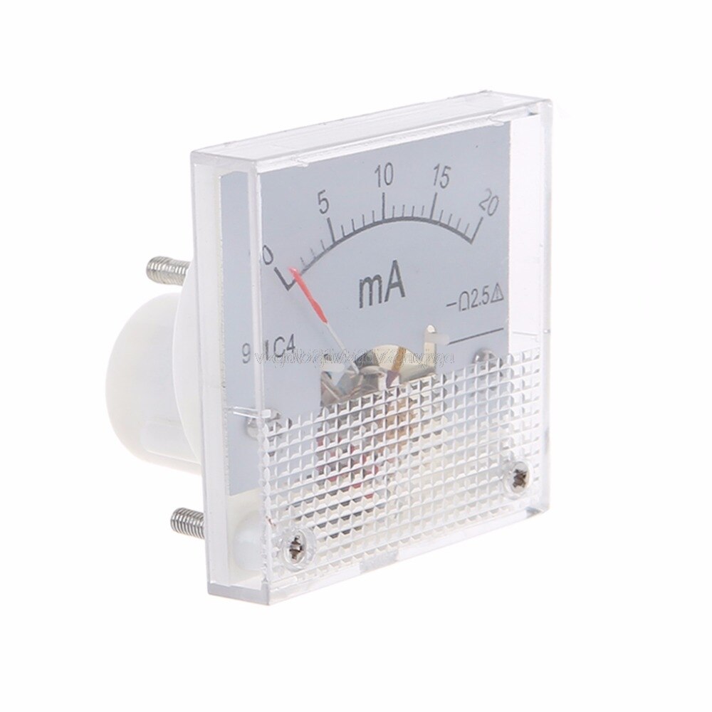 91C4 ampèremètre courant continu analogique panneau pointeur mécanique Type 1/2/3/5/10/20/30/50/100/200/300/500mA A02 19 directe