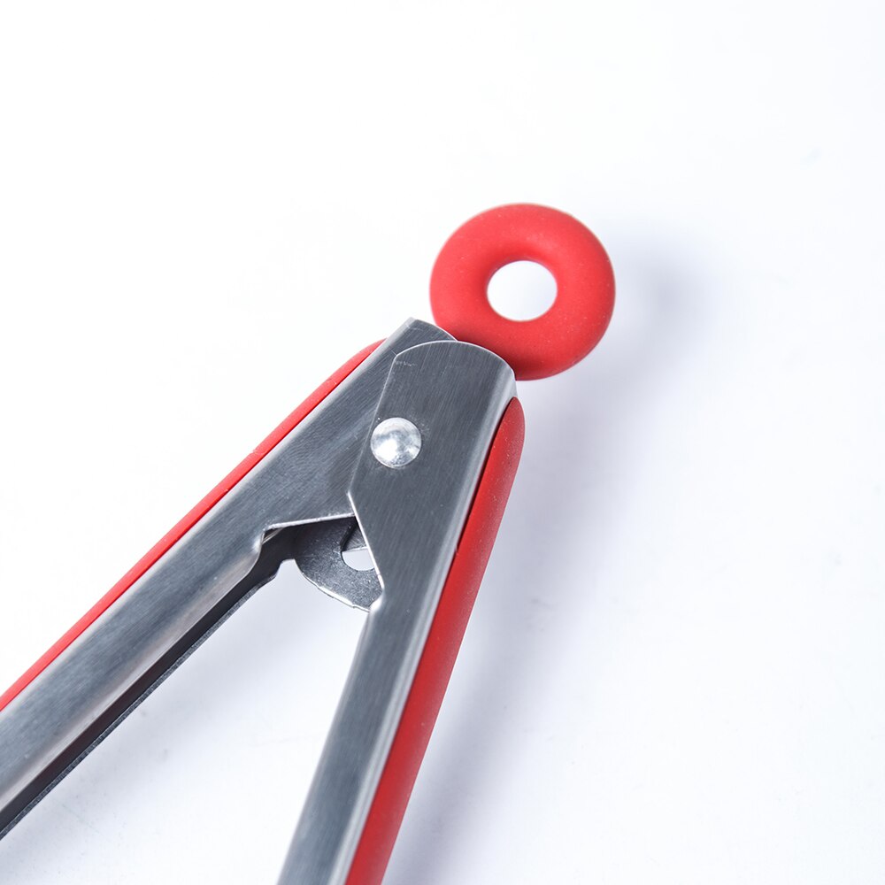 2 in 1 Smart Kitchen Spatula and Tongs Non-Stick Heat Resistant Stainless Steel Frame Silicone Tongs Kitchen Tools Gadget