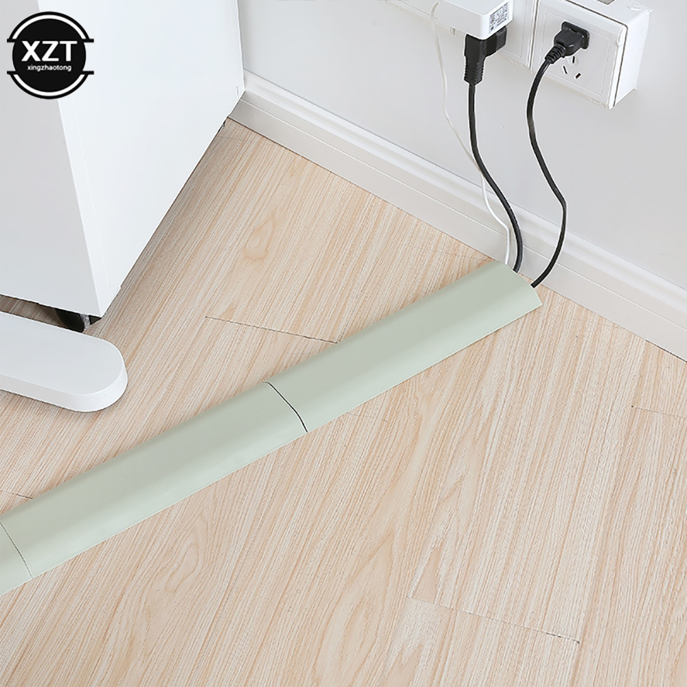 Wall Network Cable Routing Device Tv Cable Cover Trough Invisible Shielding Power Wire Cover Nail Free Wire Storage Organizer