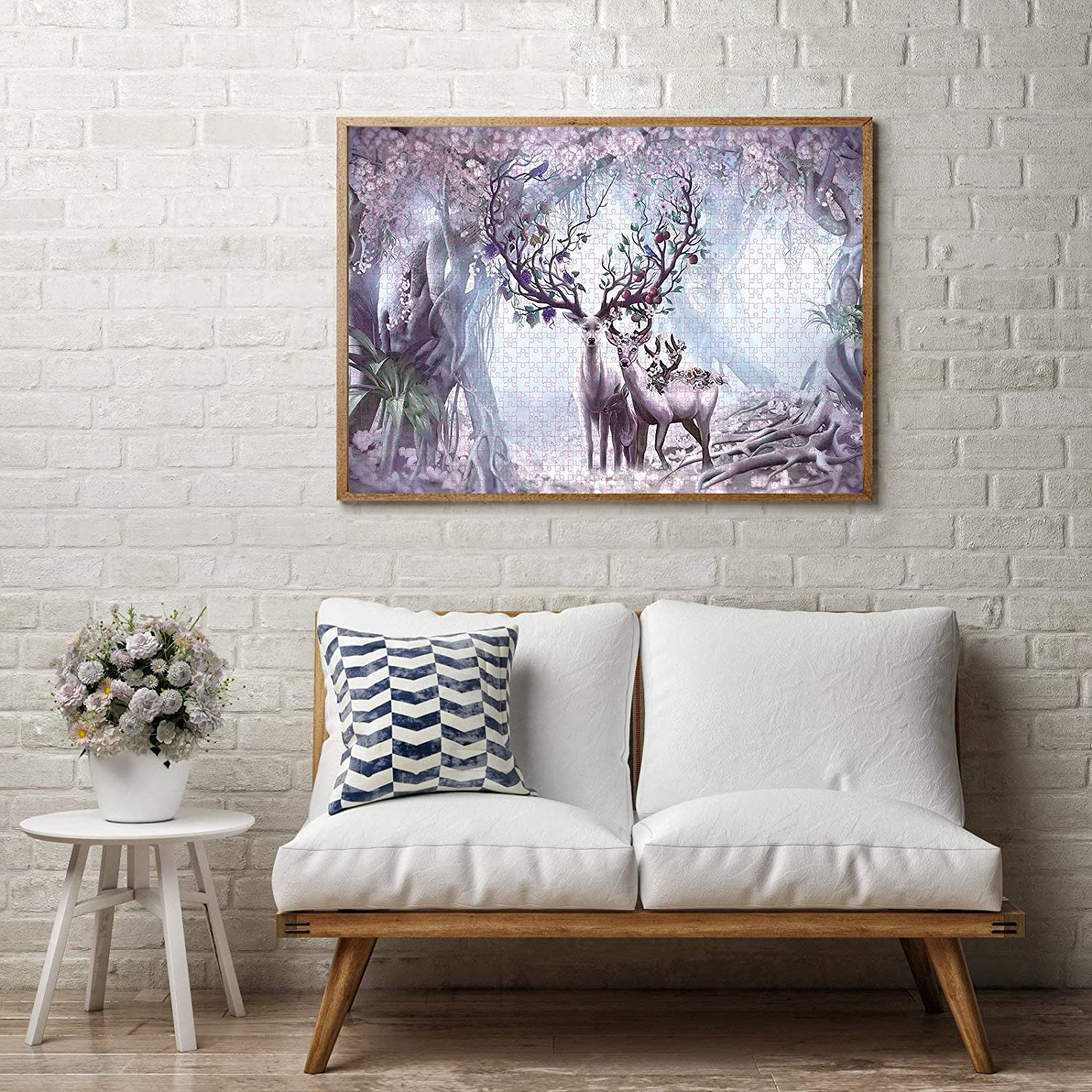 1000 Piece Jigsaw Puzzles for Adults, 1000 Piece Family Activity Jigsaw Puzzle Decompression Puzzle Toys(70.1 X 50 Cm)