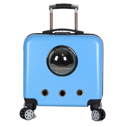 zwierzę domowe wózek Kot na wolnym powietrzu przenośny transport walizka kapsułka zwierzę domowe uniwersalny koło oddychający o dużej pojemności przewoźnik dla kota